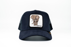 Goorin Bros - Goorin Bros Elephant (Fil Figürlü) Lacivert Şapka (Thumbnail - )