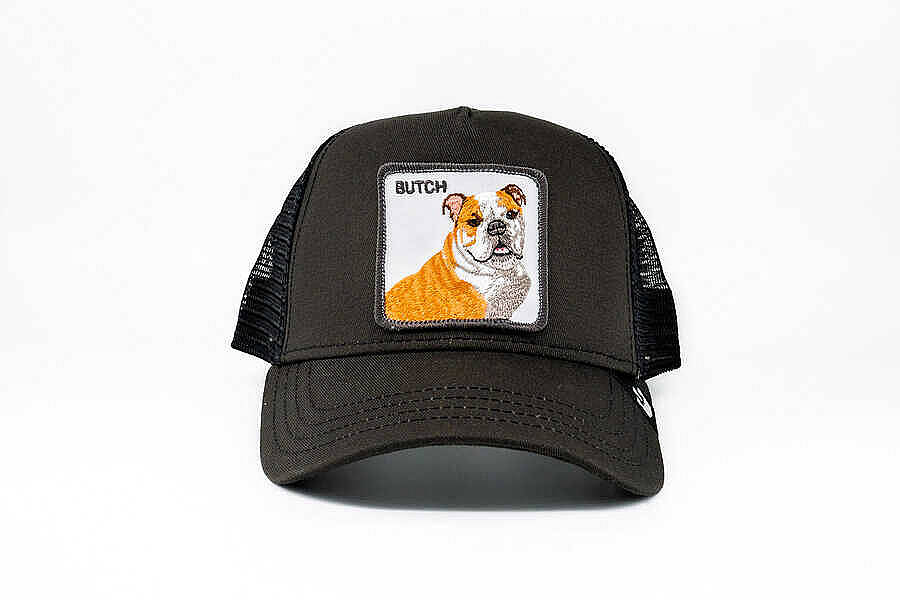 Goorin Bros The Butch ( Bulldog Figür ) Siyah Şapka 101-0573 - 1