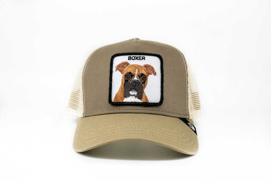 Goorin Bros Boxer (Köpek Figürlü) Haki Şapka