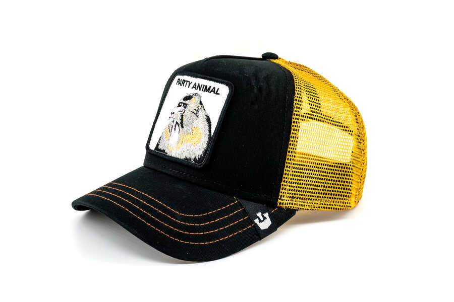 Goorin Bros Party Animal Sarı Siyah Şapka