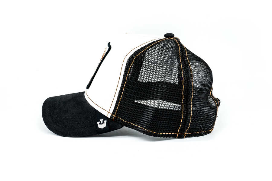 Goorin Bros King (Aslan Figür) Siyah Beyaz Şapka