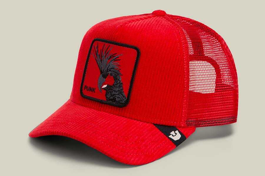 Goorin Bros - Goorin Bros. Corduroy Punk ( Kakudu Papağan Figürlü ) Şapka 101-3183 (1)