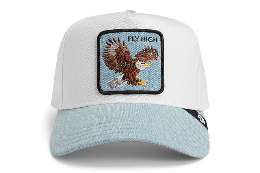 Goorin Bros - Goorin Bros. Denim Fly High ( Kartal Figür ) 101-2590 Şapka