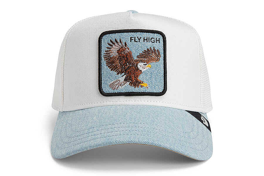 Goorin Bros. Denim Fly High ( Kartal Figür ) 101-2590 Şapka - 1