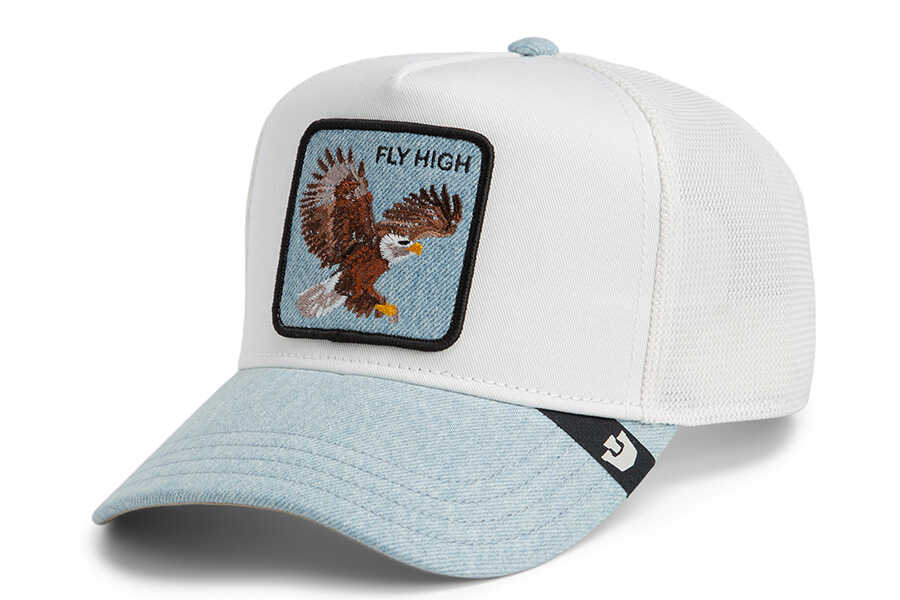 Goorin Bros - Goorin Bros. Denim Fly High ( Kartal Figür ) 101-2590 Şapka (1)