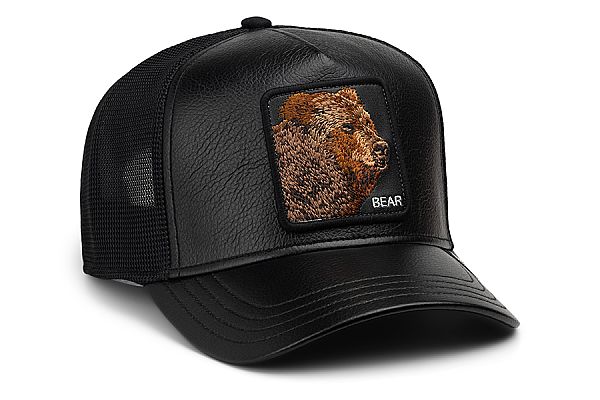 Goorin Bros. Faux Leather Bear ( Ayı Figür ) Şapka 101-3167 - 4