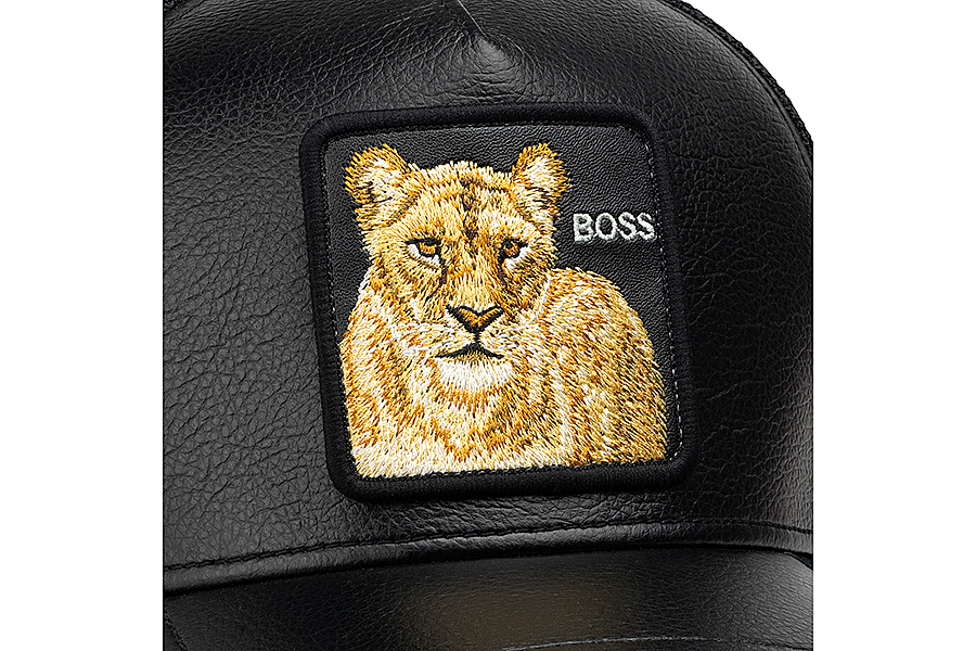 Goorin Bros. Faux Leather Lioness ( Aslan Figür ) Şapka 101-3164 - 3