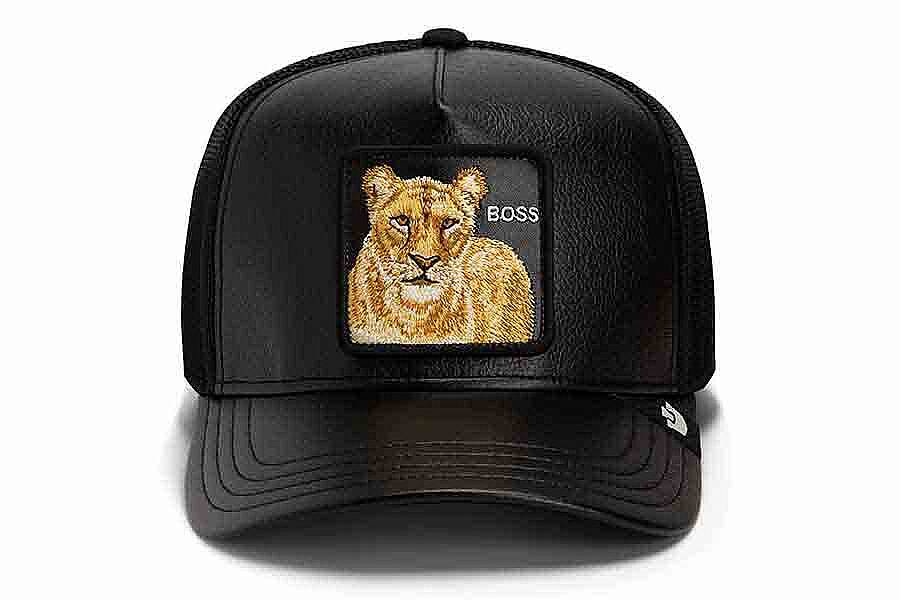 Goorin Bros. Faux Leather Lioness ( Aslan Figür ) Şapka 101-3164 - 1
