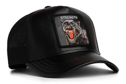 Goorin Bros. Faux Leather Panther ( Panter Figür ) 101-2943 Şapka - Thumbnail