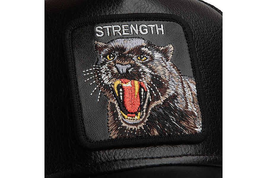 Goorin Bros. Faux Leather Panther ( Panter Figür ) 101-2943 Şapka - 3