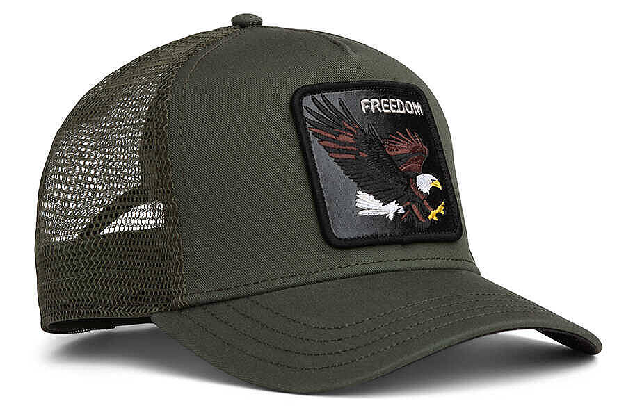 Goorin Bros. Freedom Eagle Trucker ( Kartal Figür ) 101-2541 Şapka - 9