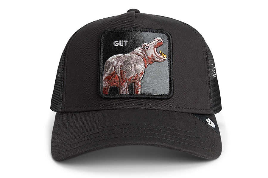 Goorin Bros - Goorin Bros. Gut Hippo Trucker ( Hipopotam Figür ) 101-2549 Şapka