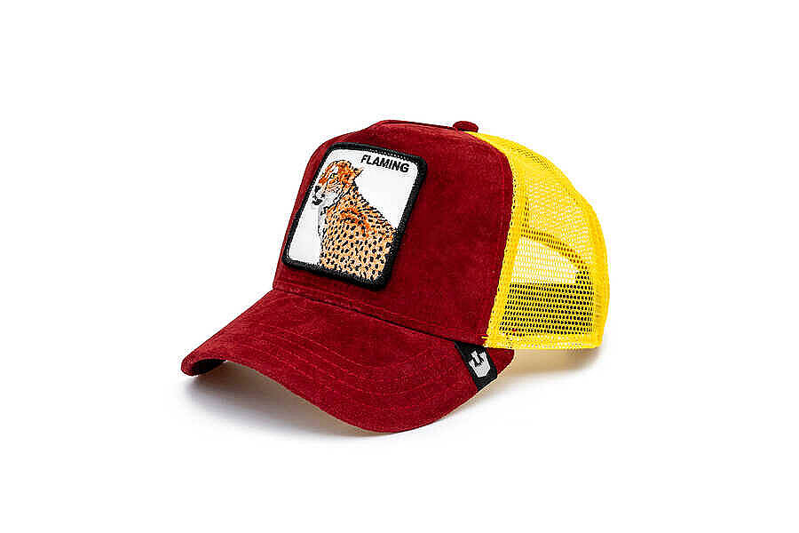 Goorin Bros Hot Cheetah ( Kaplan Figürlü) Deri Görünümlü Şapka 101-0871 - 2