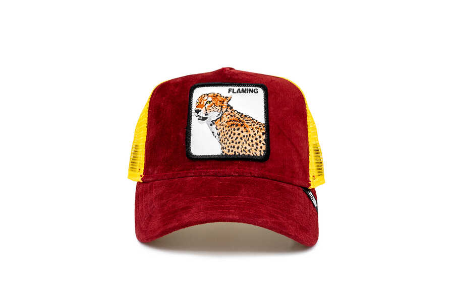 Goorin Bros Hot Cheetah ( Kaplan Figürlü) Deri Görünümlü Şapka 101-0871 