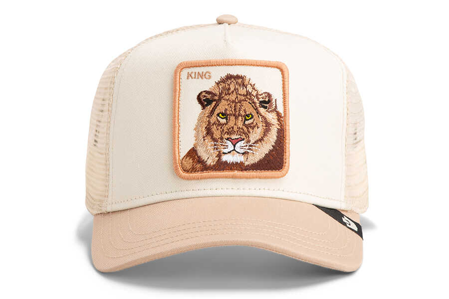 Goorin Bros - Goorin Bros. King Trucker ( Aslan Figür ) 101-2459 Şapka