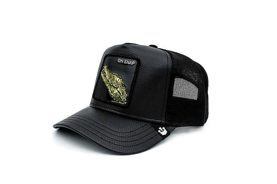 Goorin Bros. Leaping Lizards ( Timsah Figürlü ) Deri Görünümlü Şapka 101-0825 - 2