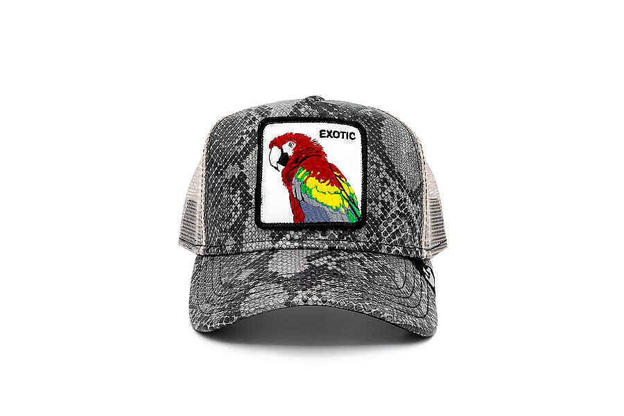 Goorin Bros Margaritaville ( Papağan Figürlü ) Deri Görünümlü Şapka 101-0868 - 1