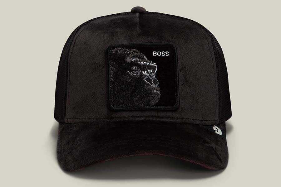 Goorin Bros - Goorin Bros. Velour Boss (Goril Figür ) Şapka 101-3674