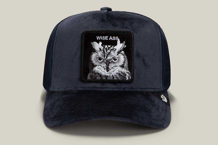 Goorin Bros - Goorin Bros. Velour Wise Ass ( Baykuş Figürlü ) Şapka 101-3678
