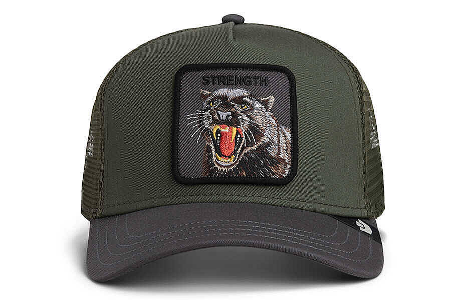 Goorin Bros.Strength Panther Trucker ( Kaplan Figür ) 101-3009 Şapka - 1