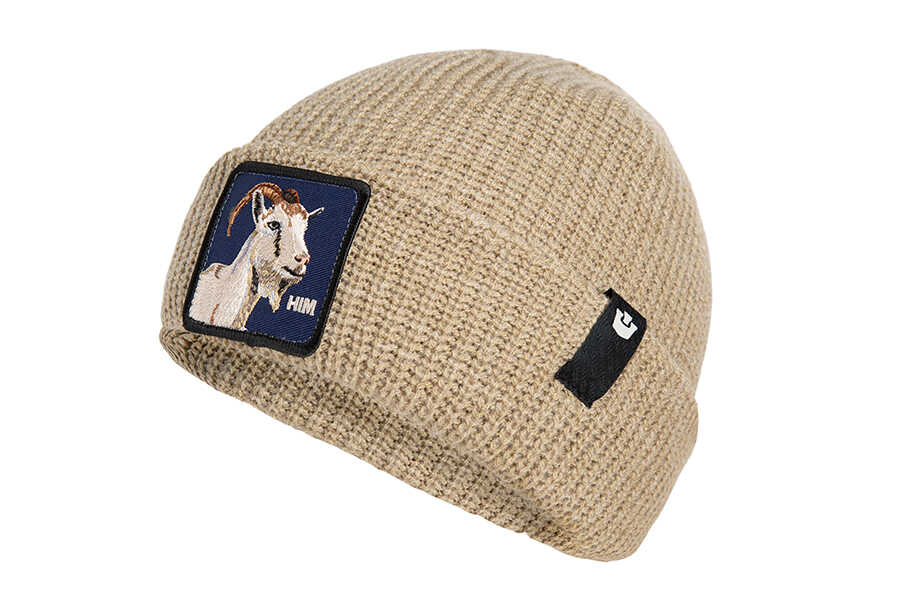 Goorin Bros - Goorin Bros.The Him Beanie ( Keçi Figür ) 107-2492 Bere (1)