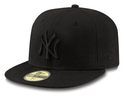 New Era 10000103 BLACK ON BLACK NEYYAN - Thumbnail