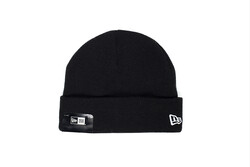 New Era 60284979 NE SHORT CUFF BEANIE NEWERA BLK - Thumbnail