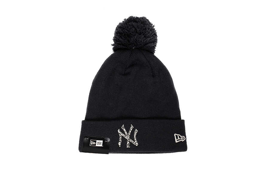 New Era - New Era 60284995 INFILL BOBBLE BEANIE NEYYAN NVY