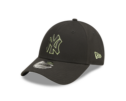 New Era 60298629 TEAM OUTLINE 9FORTY NEYYAN BLKBAY - Thumbnail