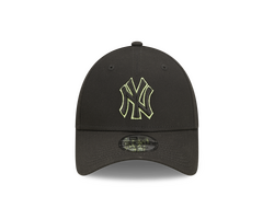 New Era 60298629 TEAM OUTLINE 9FORTY NEYYAN BLKBAY - Thumbnail