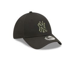 New Era 60298629 TEAM OUTLINE 9FORTY NEYYAN BLKBAY - Thumbnail